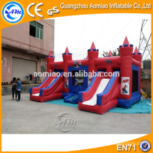 CE certificated outdoor combo inflável saltando castelo bouncer para crianças / adultos